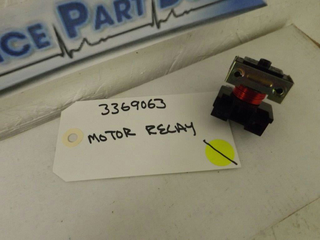 WHIRLPOOL KENMORE DISHWASHER 3369063 MOTOR RELAY USED WHIRLPOOL KENMORE DISHWASHER 3369063 MOTOR RELAY USED